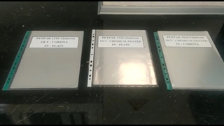 تشخیص سمت کمیکال و کرونا در فیلم پلی استر