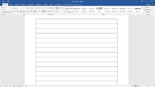 چگونه در ورد صفحه خط دار ایجاد کنیم؟