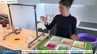 شمع سازی بدون قالب-شمع سازی در خانه-آموزش شمع سازی-آموزش ساخت شمع آنجل ( پارت سوم )