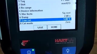 تنظیم و پیکربندی یک ترانسمیتر فلو با استفاده از دستگاه HART