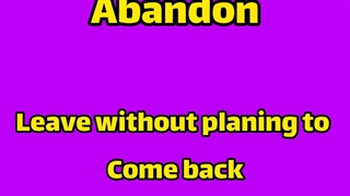 آموزش 504 واژه بخش 1 ، abandon , keen , jealous