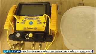 آموزش تعمیر کولر گازی-سرویس کولرگازی-نصب کولر گازی-درجه ی دیجیتال  برای تنظیم مبرد