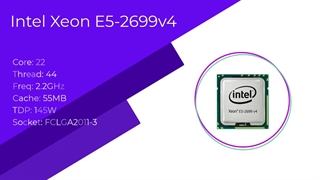 سی پی یو سرور اینتل Intel Xeon E5-2699v4