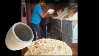 نانوایی سنتی با تنور گلی