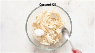 طرز تهیه شکلات سفید و گل