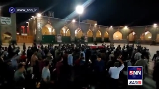 فیلم/ طواف پیکر نادر طالب زاده در حرم امام رضا (ع)