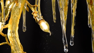 لوستر مدرن جدید پارس لوستر فراهانی 12 شعله