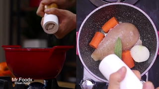 سالاد سیب زمینی با مستر فود