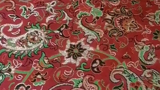 یک رومیزی زیبای ابریشمی ترمه