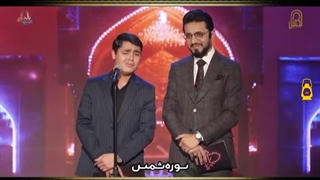 قرائت آیاتی از سوره شمس توسط امیر حسین باقری در مسابقات انتخابی قاریان و مداحان بغداد