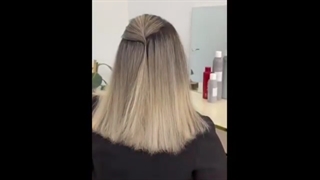 گره زدن و بافت جذاب مو زنانه