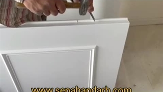 فیلم نصب درب و رکوب MDF بر روی چهارچوب فرانسوی