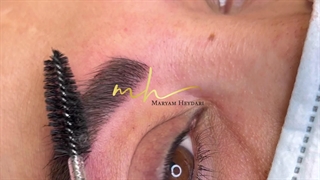 هاشور ابرو طبیعی در تهران توسط مریم حیدری 09100035061