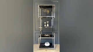 شلف دکوری ۵ طبقه  برای دیزاینی زیبا