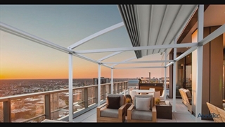 فروش سقف متحرک تراس رستوران-بهترین سایبان متحرک بام سالن غذاخوری