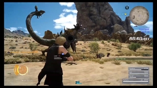 گیم پلی ترکیبی از final fantasy xv