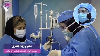 فیلم عمل سینوزیت مزمن همراه با پولیپ بینی