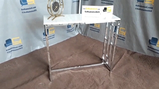 میز کنسول استیل دکور شیک و زیبا برای منزلتان