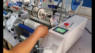 دستگاه لیبل زدن بطری گرد نیمه اتوماتیک برای ظروف همه دور