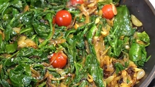 طرز تهیه املت اسفناج