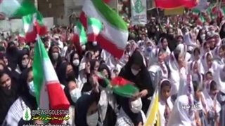 اجرای سرود سلام فرمانده در شهرهای استان گلستان و شهر آق قلا