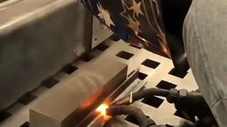 جوشکاری میگ co2 (mig)  با دو دست همزمان