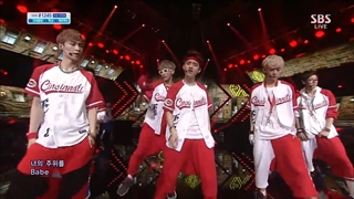 اجرای آهنگ Growl از اکسو در موزیک شو Inkigayo 130825