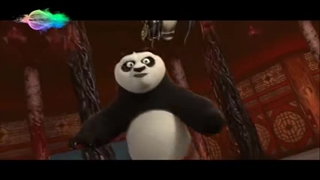 پاندای کونگ ‌فوکار قسمت ۲ ، سکانس کودکی پو به روایت بز پیشگو