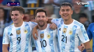 خلاصه بازی استونی 0-5 آرژانتین ( ری پوکر مسی ) - 15 خرداد 1401