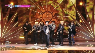 اجرای آهنگ HOT از گروهSEVENTEEN درMUSIC BANK