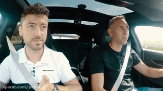 نمایش عمکلرد فناوری خودران مرسدس بنز Mercedes-AMG Autonomous Tech