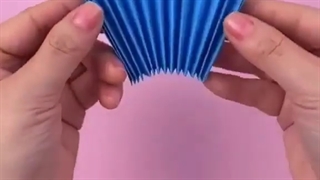 آموزش ساخت بادبزن کاغذی به شکل طاووس