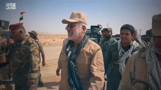 همسفر شهید سلیمانی شهید ابومهدی المهندس در کنار همرزمان خویش