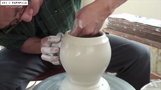 آموزش سفالگری-آموزش سفالگری با دست -ساخت ظروف ساده سفالی