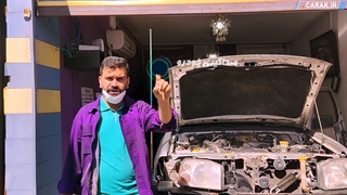 عایق کاری و صداگیری خودرو نیسان رونیز در تعمیرگاه کاراک