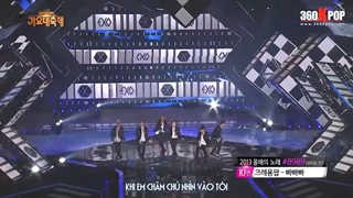 اجرای آهنگ های Intro Dubstep و Growl از اکسو در KBS Gayo Daejun 131227