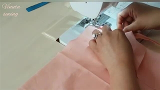 آموزش دوخت مچی دکمه دار با چینهای تزئینی