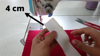 دوخت مچی با کش پهن