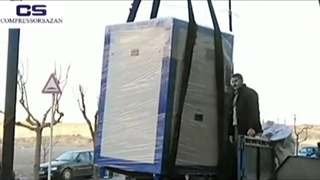 کمپرسور اسکرو 6000 لیتر - 6 متر مکعب و مخزن هوا ( کمپرسورسازان )