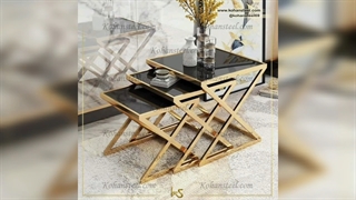 میز عسلی استیل پر فروش