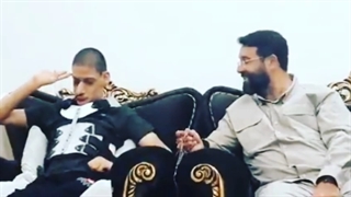 اجرای سلام فرمانده حاج ابوذر روحی با یک معلول جسمی حرکتی
