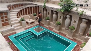 ساخت یک قصر زیرزمینی