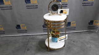 میز عسلی زیبا و پر فروش استیل طلایی