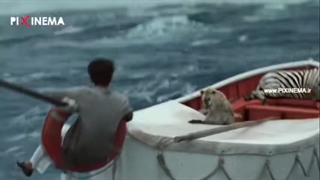 فیلم زندگی پی تلاش ببر بنگال برای شکار پسرک بازمانده از کشتی غرق شده