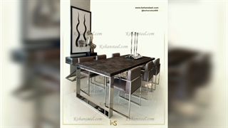 میز و صندلی ناهار خوری استیل پرطرفدار