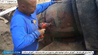 آموزش ساخت آبنما سنگی-آموزش ساخت آبنما در منزل-لوله کشی آبنما