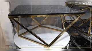 میز جلو مبلی استیل با طراحی خاص