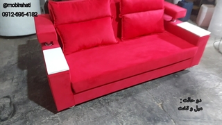 مبل تختخوابشو جدید | کاناپه تختخواب شو باکسدار