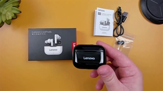 آنباکس هندزفری بلوتوثی Lenovo LP1 - رنگ مشکی