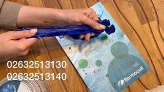 تست خاصیت الاستیک رنگ برموکول